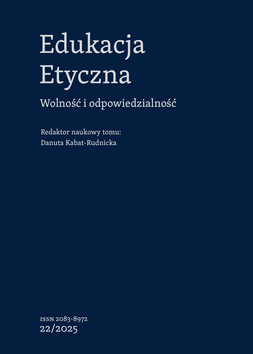 					Pokaż  Nr 22 (2025): Wolność i odpowiedzialność
				